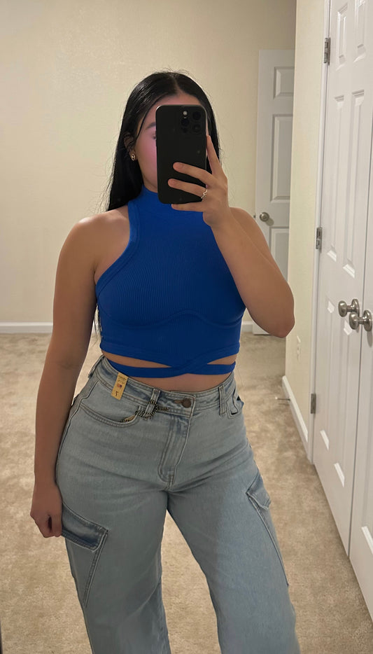 ROYAL BLUE BASIC TOP