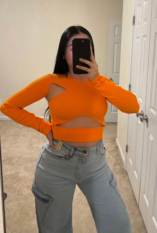 ORANGE BASIC TOP