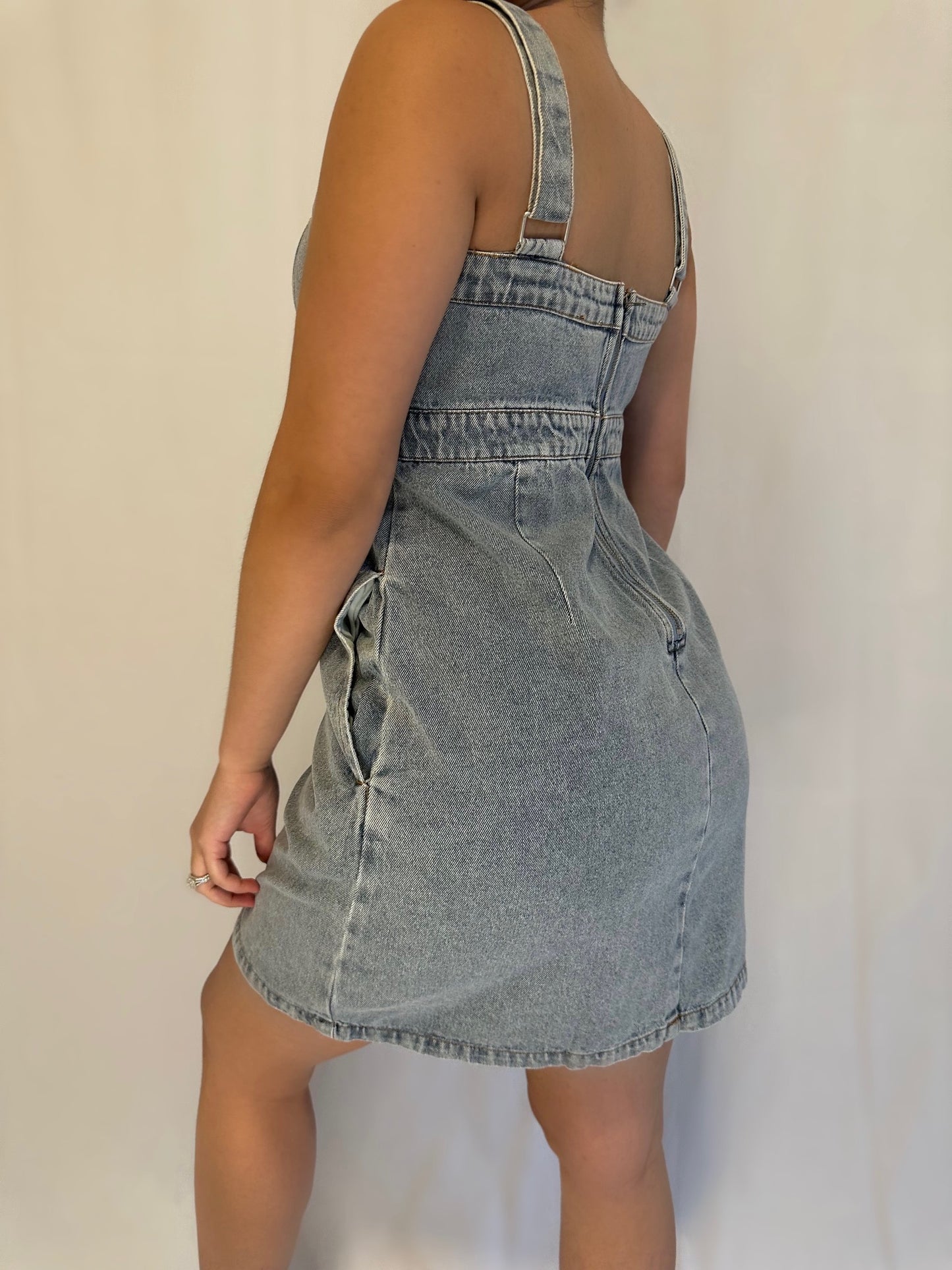 FALL INTO DENIM DRESS